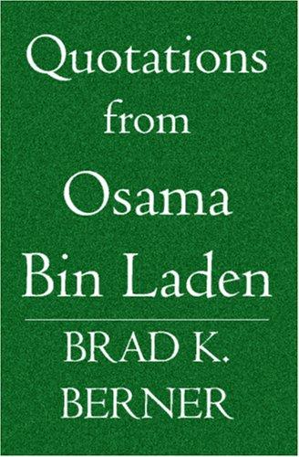 Tapa de Citas de Osama Bin Laden