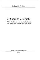 Tapa de "Dinamita cerebral" : politischer prozess und ästhetische Praxis im Spanischen Bürgerkrieg (1936-1939)