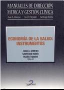 Tapa de Economía de la salud instrumentos