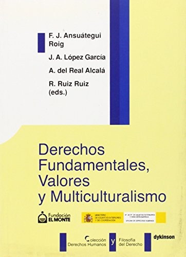 Tapa de Derechos fundamentales, valores y multiculturalismo