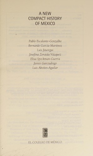 Tapa de A new compact history of Mexico