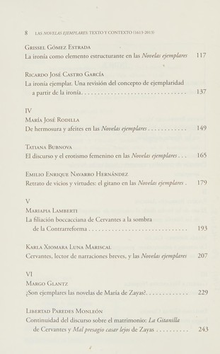 Tapa de Las Novelas ejemplares : texto y contexto (1613-2013)