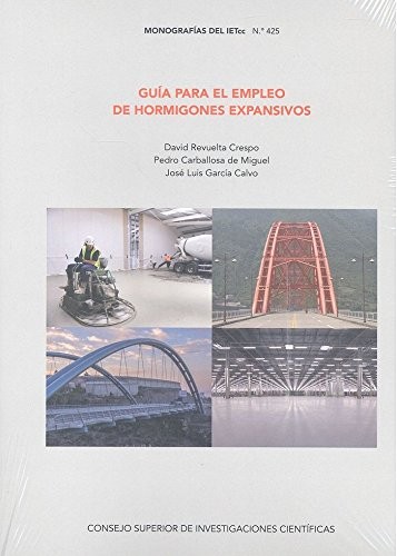 Tapa de Guía para el empleo de hormigones expansivos