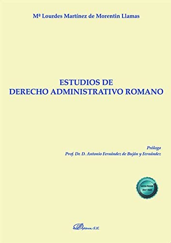 Tapa de Estudios de Derecho Administrativo Romano