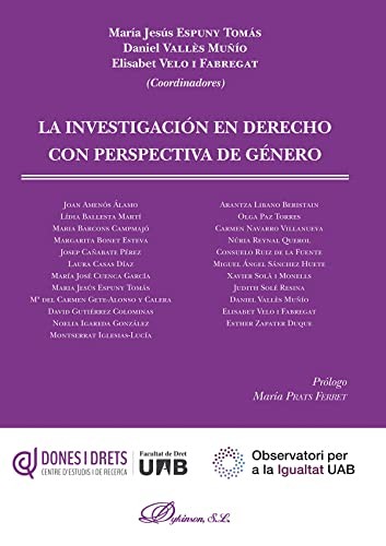 Tapa de La investigación en derecho con perspectiva de género