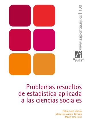 Tapa de Problemas resueltos de estadística aplicada a las ciencias sociales