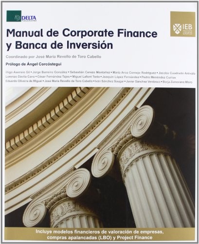 Tapa de Manual de corporate finance y banca de inversión