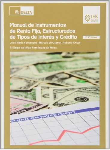 Tapa de Manual de instrumentos de renta fija, estructurados de tipos de interés y crédito