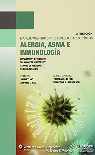 Tapa de Manual Washington : alergia, asma e inmunología