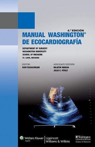 Tapa de Manual Washington de ecocardiografía