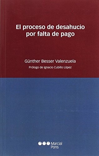 Tapa de El proceso de desahucio por falta de pago