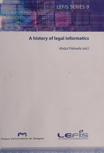 Tapa de A history of legal informatics