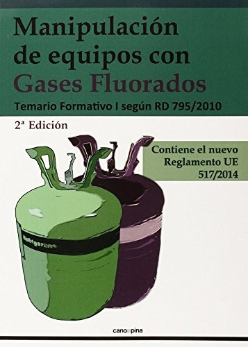 Tapa de Manipulación de equipos con gases fluorados.