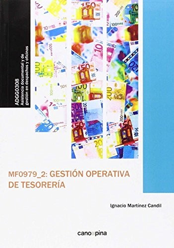Tapa de Gestión operativa de tesorería : MF0979_2