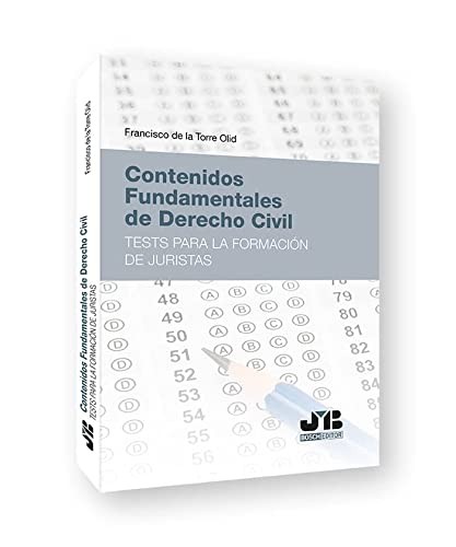 Tapa de Contenidos fundamentales de Derecho Civil : tests para la formación de juristas