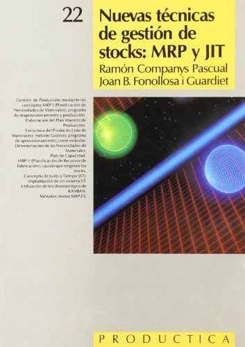 Tapa de Nuevas técnicas de gestión de stocks MRP y JIT