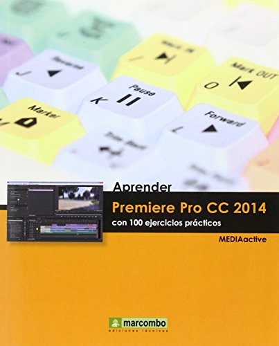 Tapa de Aprender Premiere Pro CC 2014 con 100 ejercicios prácticos