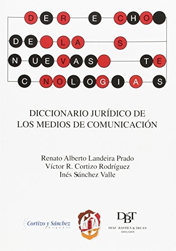Tapa de Diccionario jurídico de los medios de comunicación