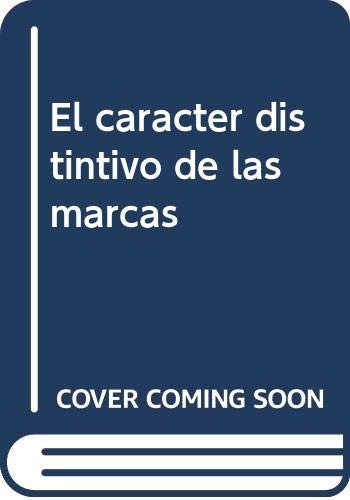 Tapa de El carácter distintivo de las marcas