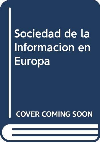 Tapa de Sociedad de la información en Europa