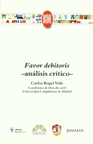 Tapa de Favor debitoris : análisis crítico