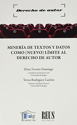 Tapa de Minería de textos y datos como (nuevo) límite al derecho de autor