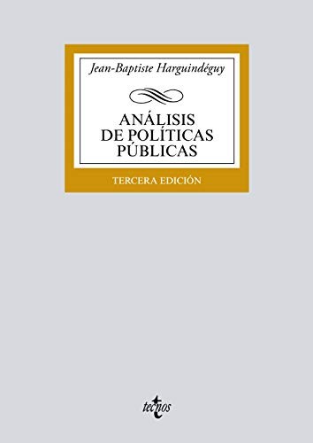 Tapa de Análisis de políticas públicas