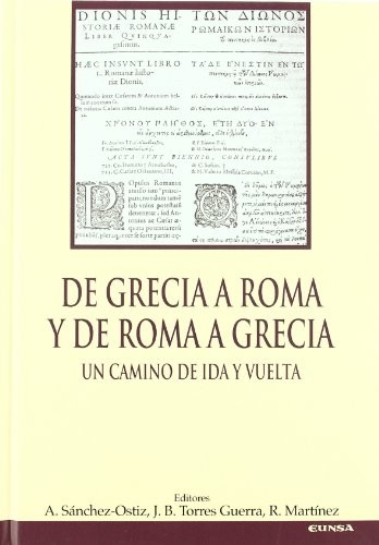 Tapa de De Grecia a Roma y de Roma a Grecia un camino de ida y vuelta