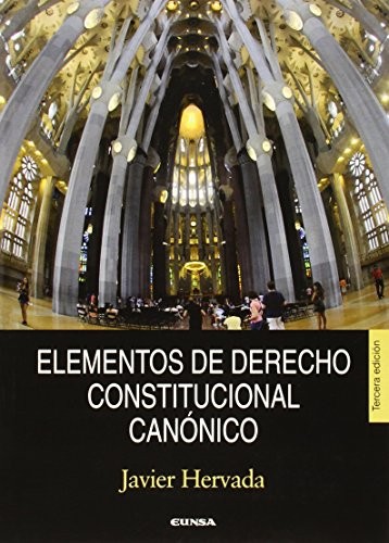 Tapa de Elementos de derecho constitucional canónico