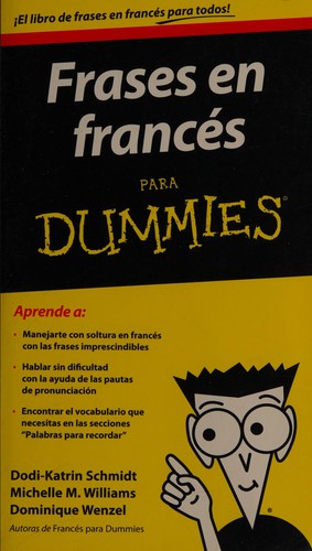 Tapa de Frases en francés para dummies
