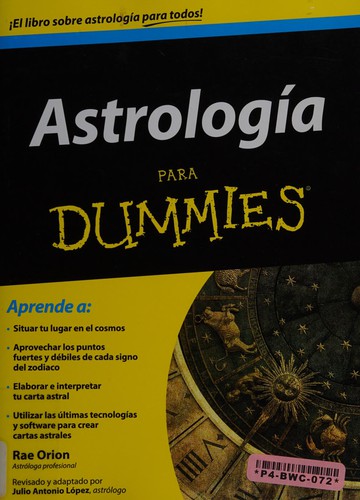 Tapa de Astrología para dummies