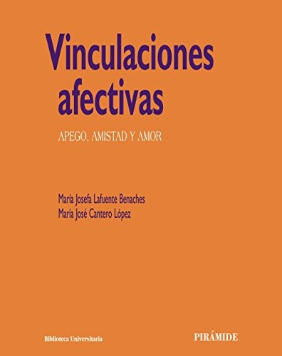 Tapa de Vinculaciones afectivas : apego, amistad y amor