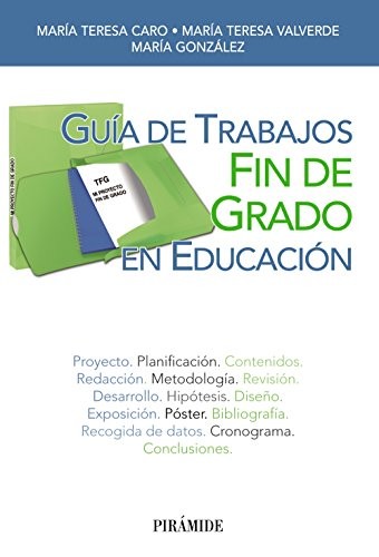 Tapa de Guía de trabajos : fin de grado en educación