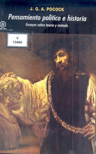 Tapa de Pensamiento político e historia : ensayos sobre teoría y método