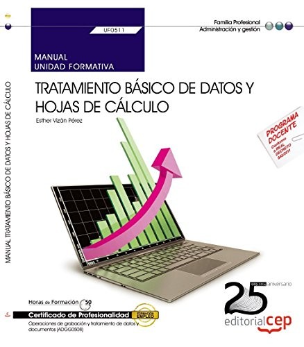 Tapa de Manual : tratamiento básico de datos y hojas de cálculo