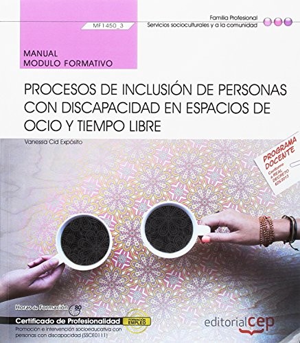Tapa de Procesos de inclusión de personas con discapacidad en espacios de ocio y tiempo libre : MF1450_3