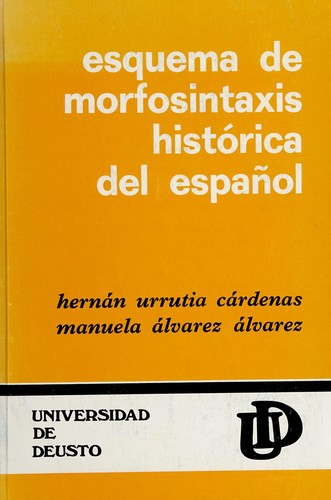 Tapa de Esquema de morfosintaxis histórica del español