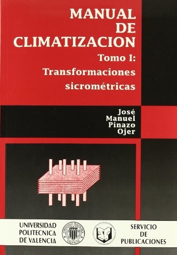 Tapa de Manual de climatizacion transformaciones sicrométrícas