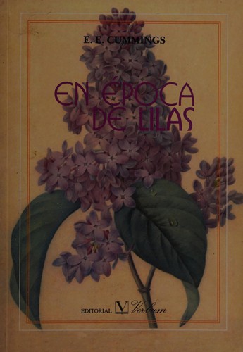 Tapa de En época de lilas : cuarenta y cuatro poemas : edición bilingüe