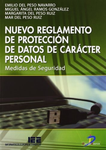 Tapa de Nuevo reglamento de protección de datos de carácter personal medidas de seguridad