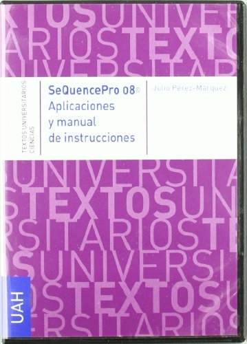 Tapa de SeQuencePro 08 aplicaciones y manual de instrucciones