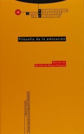 Tapa de Filosofía de la educación
