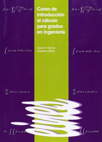 Tapa de Curso de introducción al cálculo para grados en ingeniería