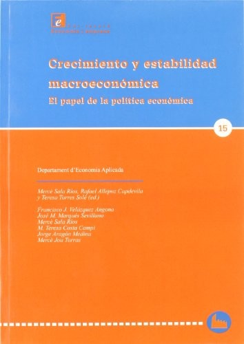 Tapa de Crecimiento y estabilidad macroeconómica el papel de la política económica