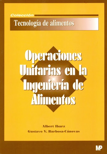 Tapa de Operaciones unitarias en la ingeniería de alimentos