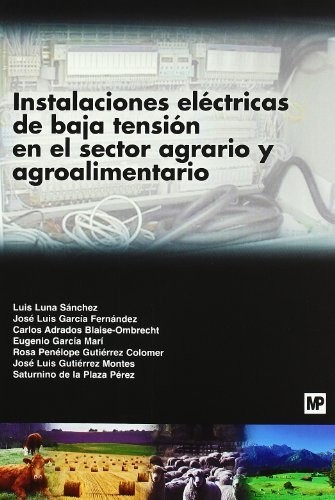Tapa de Instalaciones eléctricas de baja tensión en el sector agrario y agroalimentario