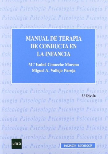 Tapa de Manual de terapia de conducta en la infancia
