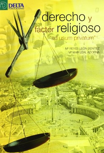 Tapa de Derecho y factor religioso : ("ad usum privatum")