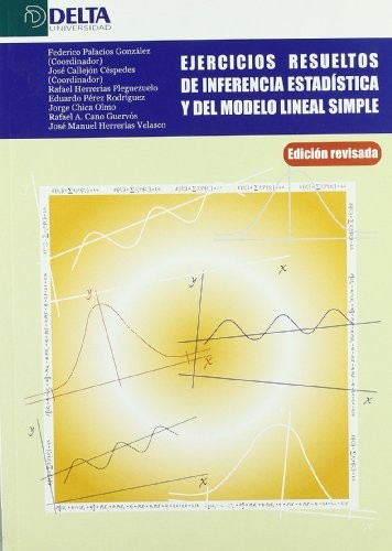 Tapa de Ejercicios resueltos de inferencia estadística y del modelo lineal simple