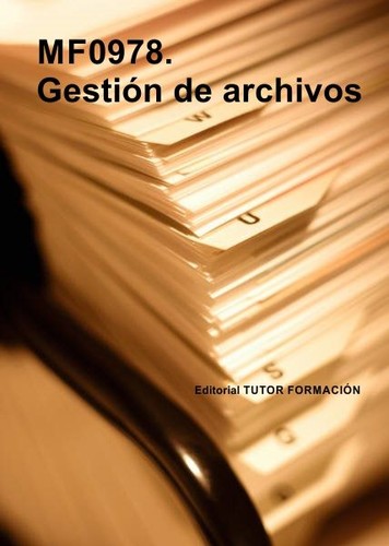 Tapa de Gestión de archivos : MF0978